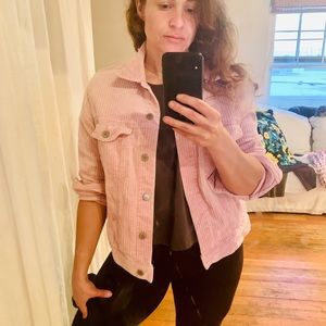 Sz 8 Like New Lavender Corduroy Jacket By Divided